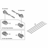 シマノ Y71G00009 SWーR9150 アダプターA 左 1セット(3個)（直送品）