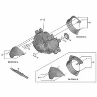 シマノ Y72F00018 DUーE8000 スペーサー スピンドル 1セット(3個)（直送品）