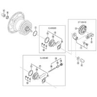 シマノ Y74Y98140 CJー8S40 カセットジョイントユニット 1セット(3個)（直送品）