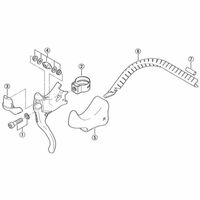 シマノ Y86C98100 ブラケットカバー BLーR400 ブラック 左右ペア 1セット(3ペア)（直送品）