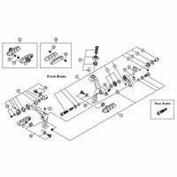 シマノ Y8A023200 取付ナット (前用 / 27.0mm) 1セット(3個)（直送品）
