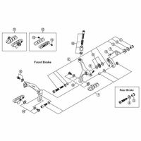 シマノ Y8G698090 シューホルダー固定ボルトユニット (M5×11.2mm) 1セット(5個)（直送品）