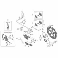 シマノ Y8JA00010 BH90 バンジョーボルト M9120 1セット(3個)（直送品）