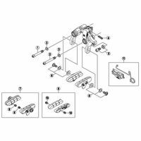 シマノ Y8LC22000 BRー6810 R 固定ボルト Y L44.6 1セット(5個)（直送品）