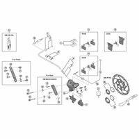 シマノ Y8N207000 BRーRS505 ボルト固定ピン 1セット(12個)（直送品）