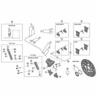 シマノ Y8PU98030 BRーR9170 パッド軸/スナップリテーナー 1セット(4個)（直送品）