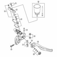 シマノ Y8VD05000 BLーT785 レバー軸 DIA5 1セット(8個)（直送品）