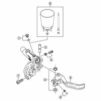 シマノ Y8VR98010 BLーM820 軸ブッシュA/B 1セット(10個)（直送品）