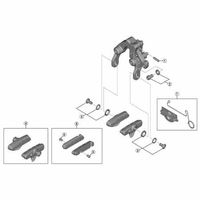 シマノ Y8ZL98010BRーR7010ーRケーブル固定ボルト/プレート Y8ZL98010 1セット(6個)（直送品）