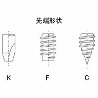 丸中洋行 TSHー004 タッピングスクリュー HONDA 1セット(50個)（直送品）