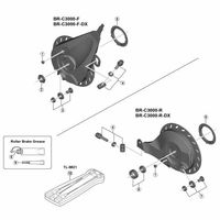 シマノ Y8JJ98020 ケーブルアジャストボルトユニット 1セット(3個)（直送品）
