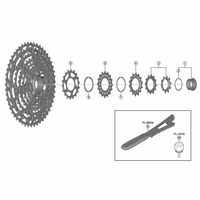 シマノ Y0GY00310 CSーM7100 スペーサーB 1セット(6個)（直送品）