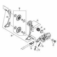 シマノ Y5W798020 ストロークアジャストボルト & プレート 1セット(10個)（直送品）