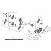 シマノ Y5ZR98040 RDーR9100 エンドアジャストボルト/ プレート 1セット(6個)（直送品）