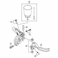 シマノ Y8V398020 ストローク調整ボルト (M4×12mm) & プレート 1セット(12個)（直送品）