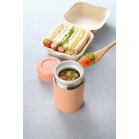 和平フレイズ フォルテック コンパクトスープジャー300ml(コーラルピンク) RH-1611 1個