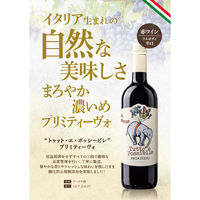 【ナチュラルワイン】イタリア　トゥット・エ・ポッシービレ プリミティーボ　赤ワイン　フル　750ml 1本　モンテ　酸化防止剤無添加