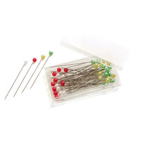 日本紐釦貿易 NBK 和裁用パールピン MIXカラー 長さ約38mm 800本 F1-74-20 1セット(40本×20ケース（直送品）