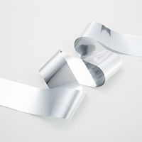 日幼 メッキテープ 幅5cm×100m巻 銀（わけあり品）