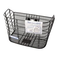 松洋製作所 BKーW1 フロントワイドバスケット 黒 BK-W1BL 1個（直送品）