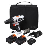 アイリスオーヤマ 充電式ドライバドリル ホワイト JCD28-C 1台