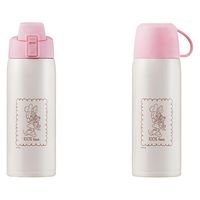 アイリスオーヤマ 水筒 600ml 直飲み スポーツジャグ ワンタッチボトル ステンレスケータイボトル 2WAY 2WB-600D ミニーマウス（直送品）