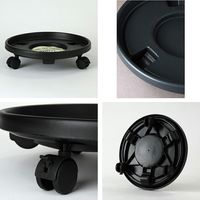 スパイス キャスター付き プランタートレイ ブラック 282838 1個（直送品）