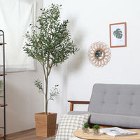 不二貿易 フェイクグリーン オリーブ 180cm ジョイント 41122 1個