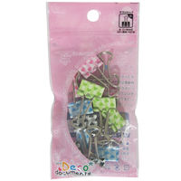 ミツヤ デコドキュダブルクリップ 小 ハート DD-KH-S 1パック(12本)