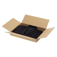 【100サイズ】現場のチカラ エコノミータイプ 軽梱包用ダンボール ジャケット・薄物アウター向け 外寸：482×352×72mm 20枚入 オリジナル