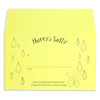 クローズ・ピン ハリー&サリーミニレターセット 雨宿り LS16080 1セット(5パック)（直送品）