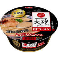 明星食品　大砲ラーメン 昔ラーメン こってりとんこつ味 1セット（12個）