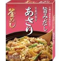 生姜が香る あさり釜めしの素 ヤマモリ 1セット（ 3～4人前） 4個 炊き込みご飯の素