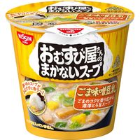 日清食品 おむすび屋さんのまかないスープ ごま味噌豆乳 12個 カップスープ インスタントスープ