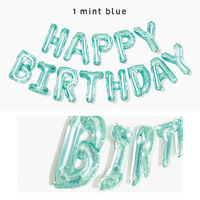 いろは出版 ジェリーバルーン ガーランド [HAPPY BIRTHDAY] ミントブルー SFJG-01 1セット（直送品）