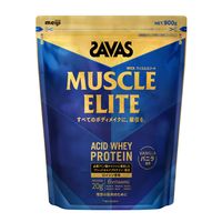 ホエイプロテイン　ザバス(SAVAS)  マッスルエリート  バニラ味 1セット（1袋（900g）×2）　明治