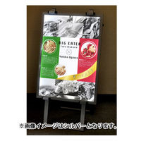 トレード 【5台セット】 スナップフレーム 屋内用 ブラック A2 角型 112322 1セット(5台入)（直送品）