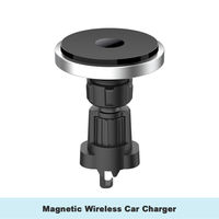 カーチャージャ- ワイヤレス充電器 15W 車載充電器 Magnetic Car チャージャー Type N5 VV-N5-Mag