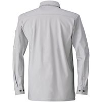 桑和 1665 長袖シャツ シルバーグレー 3L 16653L22 1着（直送品）