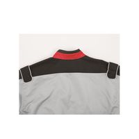 丸鬼商店 長袖ツナギ グレー/レッド L RO190-92-L 1枚（直送品）