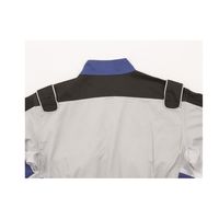 丸鬼商店 夏長袖ツナギ グレー/ブルー 4L RO191-91-4L 1枚（直送品）