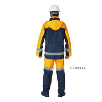 ジンナイ 8925 ナダレス3Dレインスーツ イエロー/コン M 8925-YEL-M 1着（直送品）