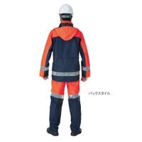 ジンナイ 8925 ナダレス3Dレインスーツ オレンジ/コン L 8925-OR-L 1着（直送品）