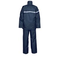 ジンナイ 9380 ナダレスレインスーツ ネイビー 5L 9380-NVY-5L 1着（直送品）