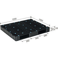 三甲 パレットR2-1012 81205800BKRCE 1セット（2個入）（直送品）