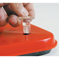 三甲 コーン用ジョイントピン受け透明 8Y009600TM 1セット（100個入）（直送品）