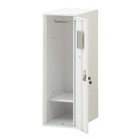 【軒先渡し】アスプルンド ユニット式ミニロッカー H900 ホワイト 幅300×奥行500×高さ900mm 1台（直送品）