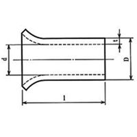 カワグチ Eー中 リングスリーブ 100個入り E-チュウ 1セット(600個:100個×6箱)（直送品）