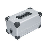 京都機械工具 KTC EKー10A 両開きメタルケース(シルバー) 1個（直送品）