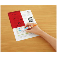 コクヨ 暗記用ペン<チェックル>ブライトカラー ペン(青・オレンジ)・シート PM-M221-S 1セット(10セット)